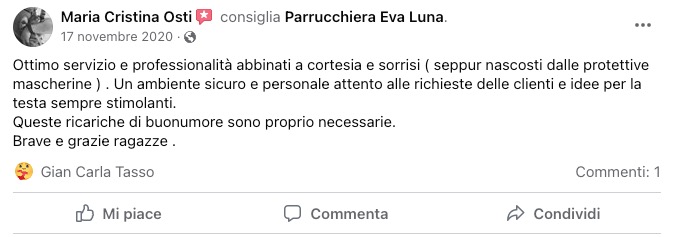 screen Facebook - Maria Cristina Osti